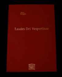 [Einband Laudes Dei Vespertinae]